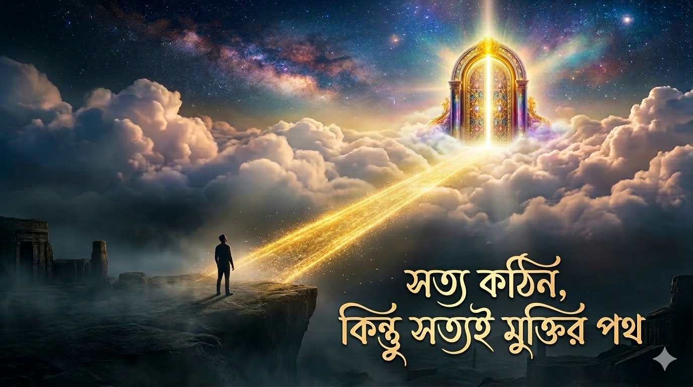 সত্য কঠিন, কিন্তু সত্যই মুক্তির পথ